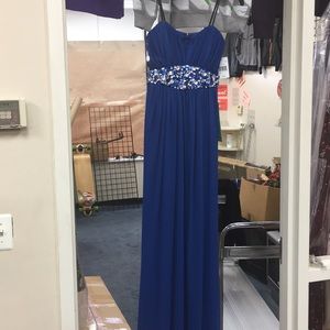Brand new with tags! Beautiful Navy Gown